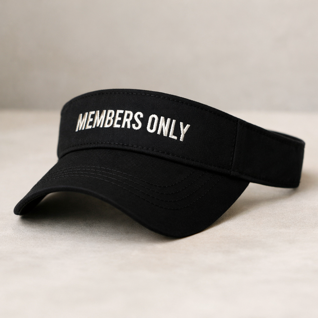 Members Only Visor view 2